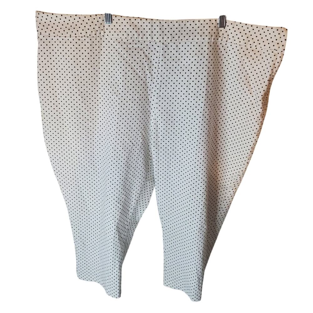 Attention White Pants with Black Polka Dots, 3X
